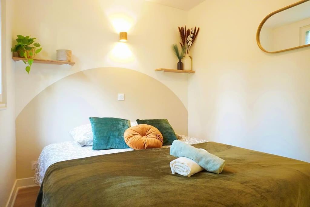 Appartamento "Cocon Biellois" - Calme, Vue & Parking Bielle Esterno foto