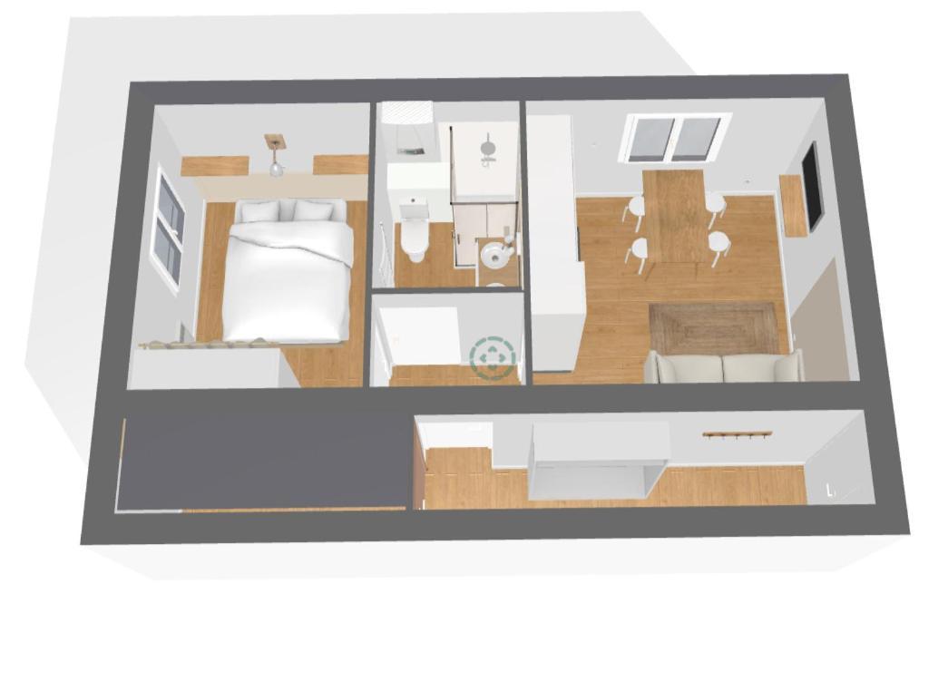 Appartamento "Cocon Biellois" - Calme, Vue & Parking Bielle Esterno foto